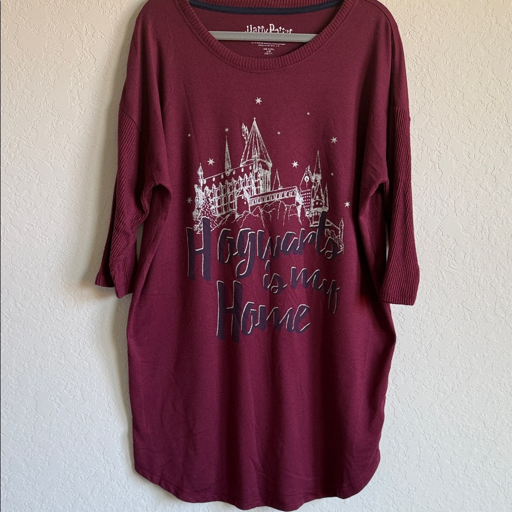 Harry Potter Burgundy Women's Top